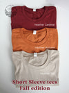 Fall Limited Edition short sleeve tees
