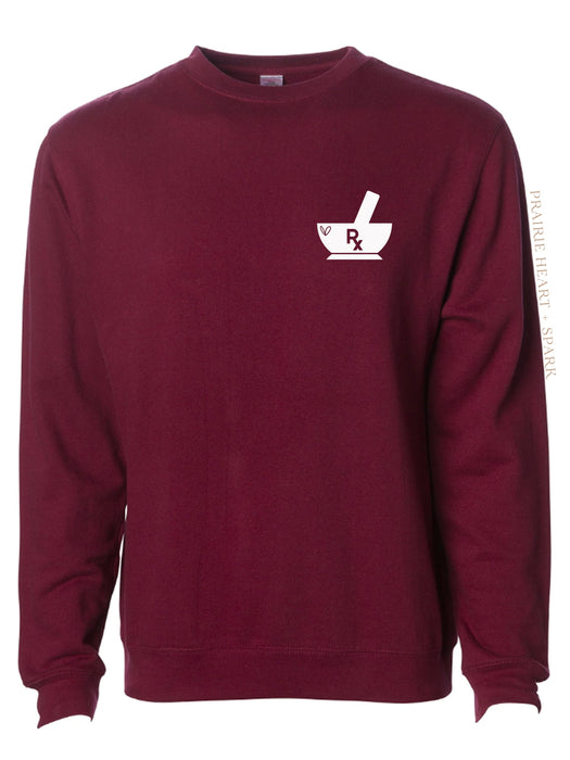 Mortar + Pestle Rx: Maroon sweatshirt