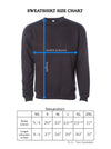 PH+S: Unisex Sweatshirt size chart