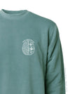 Mental Health Matters (Brain) on Alpine Green sweatshirt