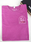 Be A Kind Human - Heather Magenta short sleeve tee