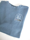 Be A Kind Human - Slate Blue sweatshirt