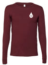 Blood Drop - Maroon long sleeve