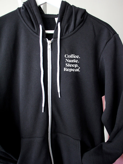 Coffee. Nurse. Sleep. Repeat. - Hoodies