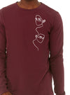 Frontliners: Maroon long sleeve