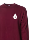 Blood Drop: MLT on a Maroon sweatshirt