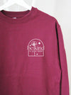 MHM Arch: Be Kind To Your Mind Arch on Maroon Sweatshirt