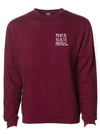 Mental Health Matters (heart) on Maroon sweatshirt