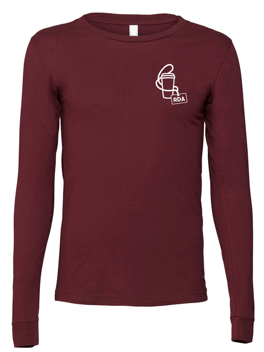 Essentials: Maroon long sleeve