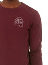 Be Kind Arch - Maroon long sleeve