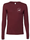 Collegiate: Maroon long sleeve