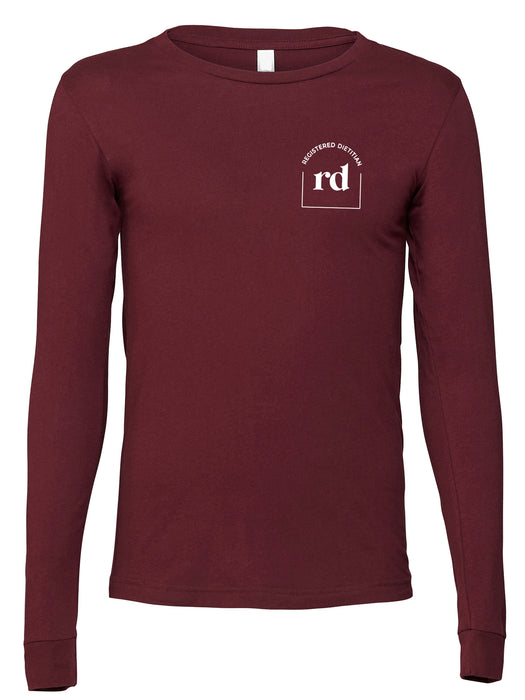 Collegiate: Maroon long sleeve