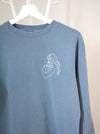 Mom + Baby: Slate Blue sweatshirt