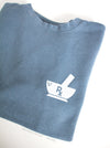 Mortar + Pestle Rx: Slate blue sweatshirt