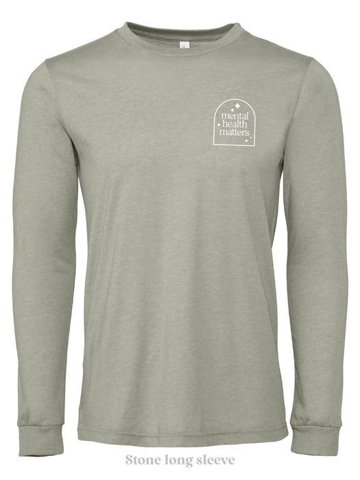 Mental Health Matters (Arch) - Stone long sleeve