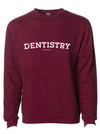 Collegiate: Dentistry on Maroon sweatshirt