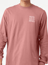 Mental Health Matters Heart - Mauve long sleeve