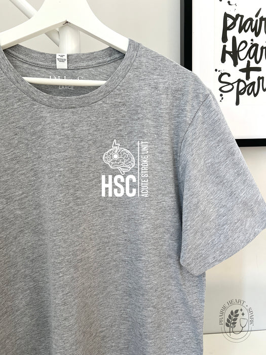 PH+S: HSC Acute Stroke Unit - Athletic Grey short sleeve tee