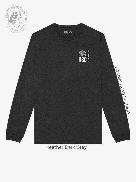 PH+S: HSC Acute Stroke Unit - Dark Grey long sleeve