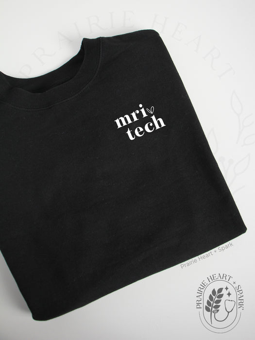 Allied Heart: MRI Tech on a Black sweatshirt