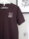 PH+S: HSC Acute Stroke Unit - Burgundy Black short sleeve tee