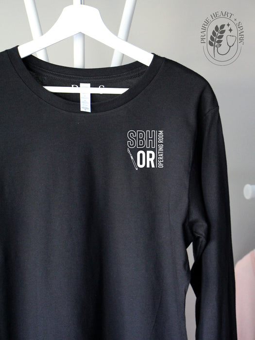 PH+S: St. Boniface Hospital O.R. - Black long sleeve