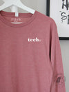 Allied Heart: Tech on a mauve long sleeve