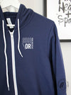 PH+S: St. Boniface Hospital O.R. - Navy zip up hoodie