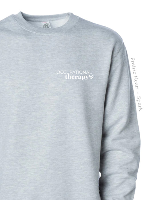 OT Heart on Athletic Grey sweatshirt