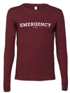 Collegiate: Maroon long sleeve