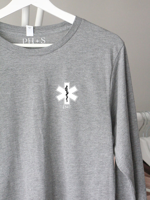 EMS Star: Athletic Grey long sleeve