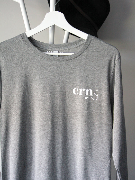 nursescope - 'CRN' designation in athletic heather