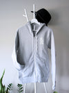 Be Kind to Your Mind: Athletic Grey zip up hoodie