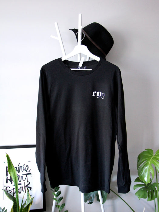 nursescope: black long sleeve